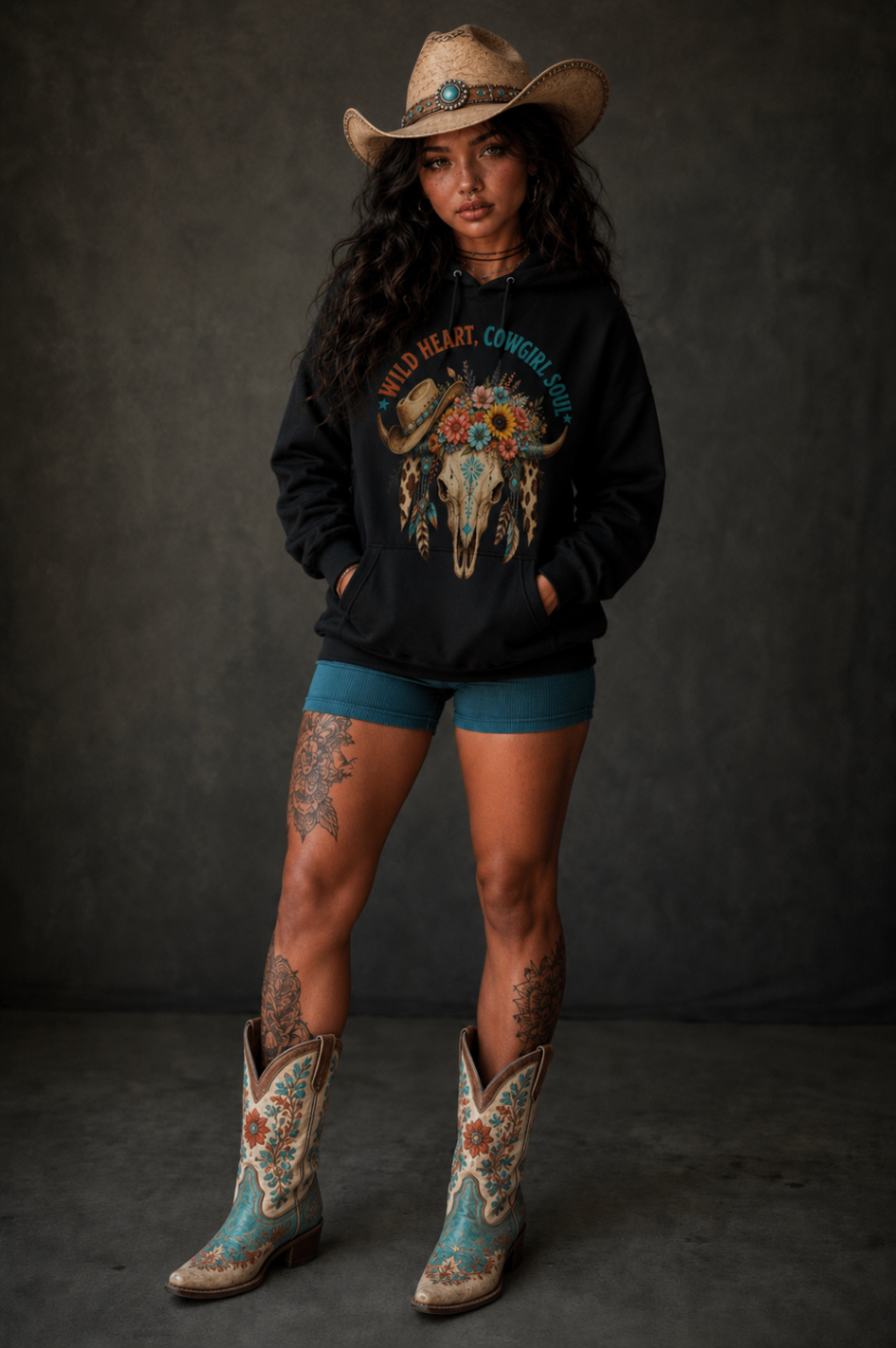 Wild Heart, Cowgirl Soul Hoodie