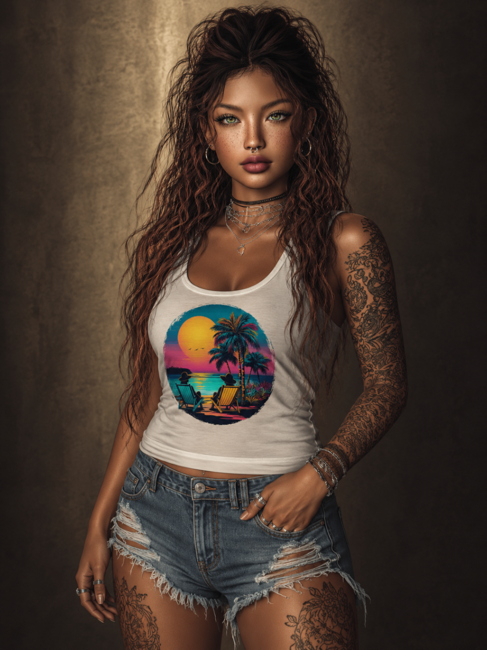 Sunset Palms Tank